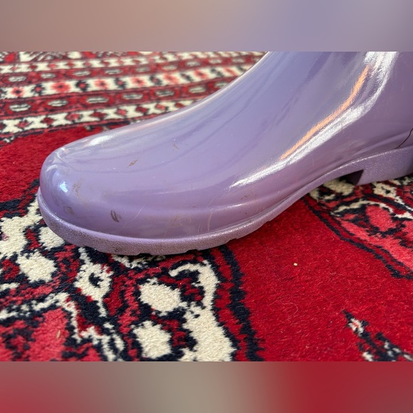 Hunter refined gloss lavender boots - Picture 3 of 4